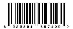 3525801657125 barcode