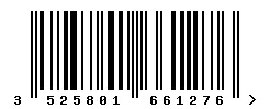 3525801661276 barcode