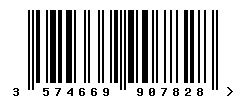 upc 3574669907828 barcode image