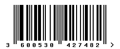 upc 3600530427482 barcode image
