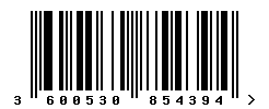 upc 3600530854394 barcode image