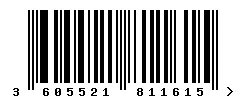 3605521811615 barcode