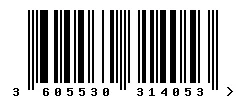 3605530314053 barcode