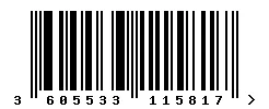 3605533115817 barcode