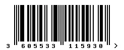 3605533115930 barcode