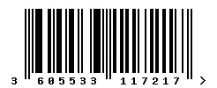 3605533117217 barcode