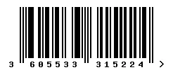 3605533315224 barcode