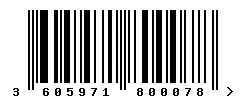 3605971800078 barcode