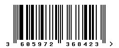 3605972368423 barcode
