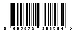 3605972368584 barcode