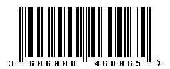 upc 3606000460065 barcode image