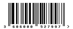 3606000527997 barcode