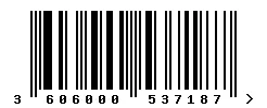 3606000537187 barcode