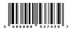 3606000537439 barcode