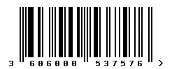 3606000537576 barcode