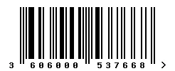 3606000537668 barcode