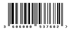 3606000537682 barcode
