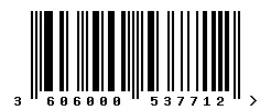 3606000537712 barcode