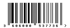 3606000537736 barcode