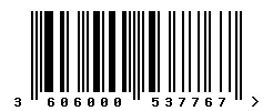 3606000537767 barcode