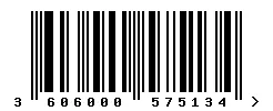 3606000575134 barcode