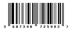 3607340725982 barcode