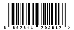 3607341792617 barcode
