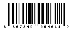 upc 3607345064611 barcode image