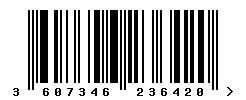 upc 3607346236420 barcode image