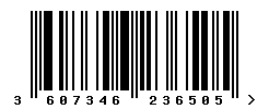 upc 3607346236505 barcode image