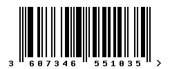 upc 3607346551035 barcode image