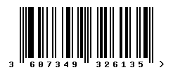 upc 3607349326135 barcode image