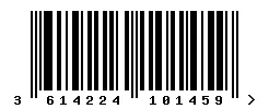 3614224101459 barcode