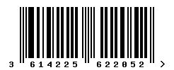 3614225622052 barcode