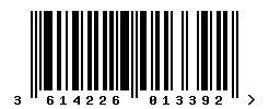 upc 3614226013392 barcode image
