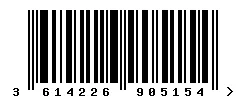 3614226905154 barcode