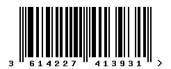 3614227413931 barcode