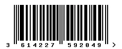 3614227592049 barcode