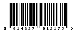 upc 3614227912175 barcode image