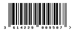 upc 3614229009507 barcode image