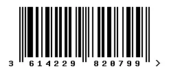 3614229820799 barcode