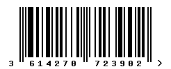 upc 3614270723902 barcode image