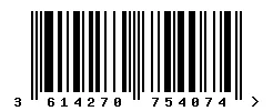 3614270754074 barcode