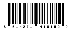 upc 3614271418159 barcode image