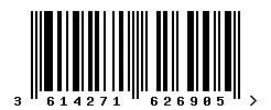 EAN 3614271626905 barcode image