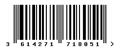 upc 3614271718051 barcode image