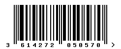 3614272050570 barcode