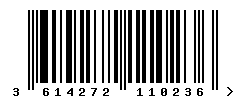 upc 3614272110236 barcode image
