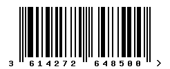upc 3614272648500 barcode image
