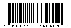 3614272889354 barcode